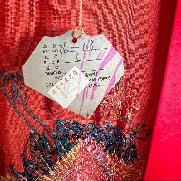 Yijin silk beautiful embroidery all over 4O’s oriental Chinese gorgeous unique - Picture 4 of 16